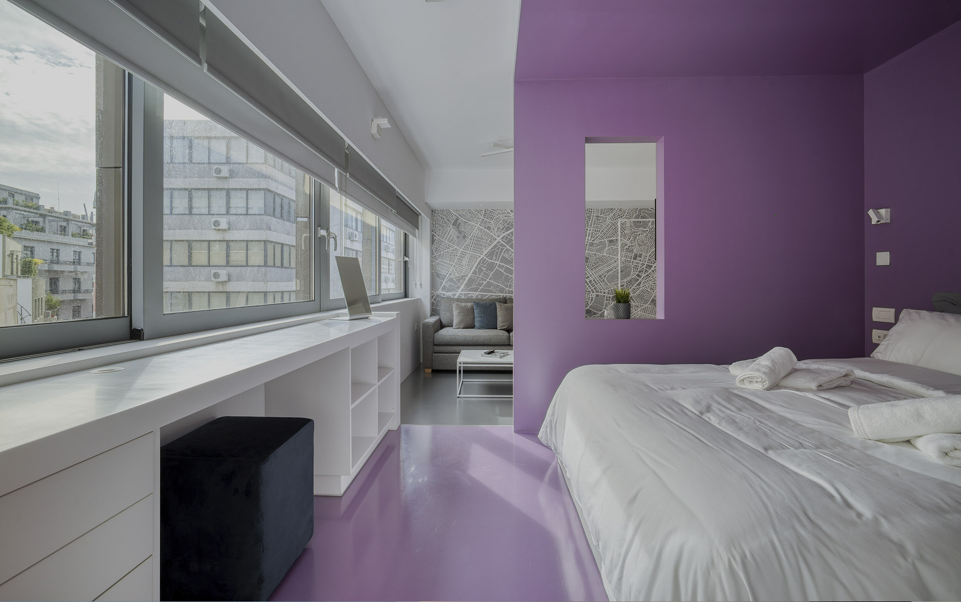 apartments athens center- Athens Color Cube Luxury Apartments
