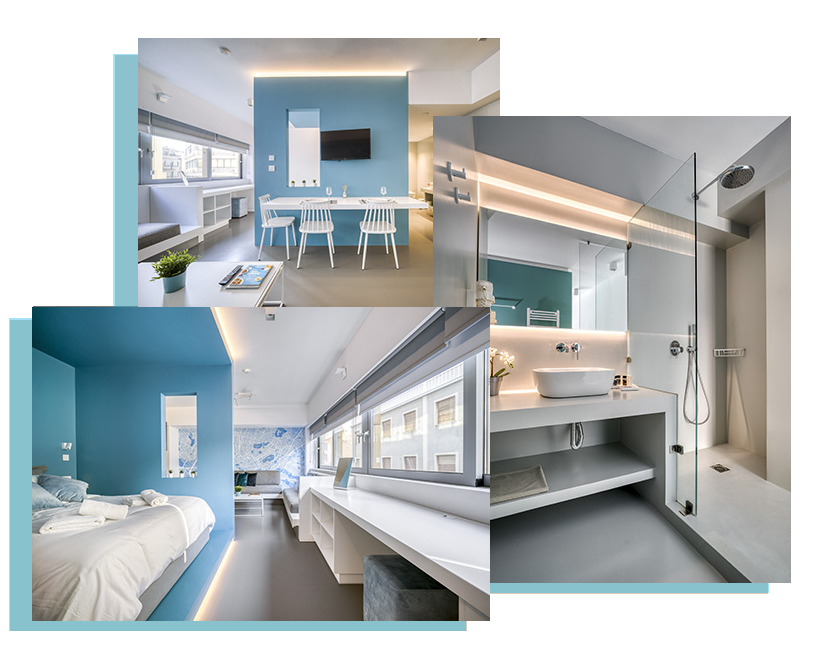 luxury apartments athens - Athens Color Cube Luxury Apartments